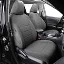 coverdream Rav4 Hybrid Seat Covers Custom Fit for 2019-2024 2025 Toyota Rav4 Hybrid (Not for XSE/SE/Plug-in Hybrid),Full Coverage,Airbag Compatible,Polyester Car Seat Protector(Full Set,Gray)