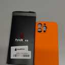 FireNova Designed for iPhone 14 Pro Max Case, Silicone Upgraded [Camera Protection] Case, Soft Anti-Scratch Microfiber Lining Inside, 6.7 inch, Neon Orange