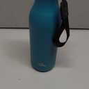 Insulated Water Bottle with Strap,18 oz Double Wall Stainless Steel Vacuum Bottles Metal Water Flask,Lake Blue