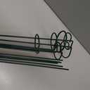 36 Inch 12 Packs Plant Support Stakes,Garden Single stemmed Plant Support Hoops, Plant Prop, for Flowers,Orchid, Tomatoes Peony Lily Rose (36 inch)