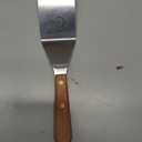Mercer Culinary Praxis Rosewood Handle Square Edge Turner, 4 Inch x 2.5 Inch,Brown