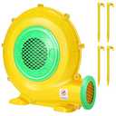 Bounce House Blower, 550W/0.73HP Commercial Air Blower with Double-Sided Fan Blade Design, Strong Wind and Great Heat Dissipation Properties for Bouncy Castle, Jump Slides, Arch, Inflatables
