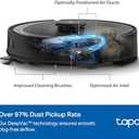 Tapo LiDAR Smart Navigation Robot Vacuum and Mop, 5300Pa Max, 97%+ Dust Pickup Rate, Customizable Cleaning, Self-Charging, Works w/Alexa & Google Home, RV30 Max
