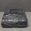 PURRUGS Dirt Trapping Door Mat 24" x 59", Non-Slip Machine Washable Entry Rug, Shoe Scraper, Dog Doormat, Super Absorbent Welcome Mat for Front & Back Door, Muddy Shoes & Paws, Bluish Grey-Black