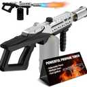 Powerful Propane Torch Gun | Propane Torch Gun Flamethrower with Adjustable Flame | Flame Torch Gun for BBQ, Searing Steak, Grill, Camping, Charcoal Lighter & Campfire Starter | Tank Not Included