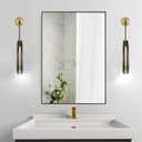 Wall Sconces Sets of 2,Modern Brass Crystal Wall Sconces,Handmade Modern Vanity Wall Sconce with Clear Crystal,Bathroom Living Room Bedroom,Bedside,Hallway, Corridor(2 Bulb Included)