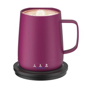 Smart Self Heating Coffee Mug,14oz Temperature Control Coffee Mug,Hot up to 150°F,Rechargeable Heated Coffee Mug,Up to 6H Battery Life,Coffee Cup Warmer,Great Gift for Coffee Lovers,Dad,Mom (Rose Red)