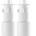 Jully 2-Pack 20ML Unique Mist Nasal Sprayer - Empty Refillable Pump Sprayer for Nose, Medical, Home Remedy, Saline. Improved Modern Design, Sturdy HDPE Plastic, Easy to Use Dosage Mechanism