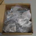 10 Pack Matte Black and Champagne Bronze Knurled Cabinet Knobs Kitchen Cabinet Pulls for Drawer Dresser, Cupboard and Wardrobe with Diamond Pattern (One Size)