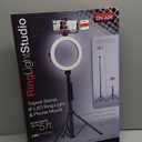 8" Ring Light Studio Pro Light, Tripod & Phone Mount Set