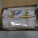 Amerdeco 10 Pack Matte Gold Cabinet Pulls 3 Inch(76MM) Hole Centers Kitchen Cabinet Handles Cabinets Hardware Drawer Pulls ZH0058