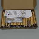 Dunzoom 48 Sets Class of 2025 Graduation Gifts Pens Bulk for Teacher Student Wood Bamboo Pen Thank You Bookmark Cards Cable Ties Behind You All Your Memories Inspirational Graduation Party Favors