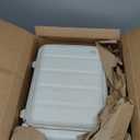 20 IN Carry On Luggage 22x14x9 Airline Approved - Front Pocket Hardside Travel Suitcase Unbreakable -with Cup Holder,Charging Port,Side Pothook, 360Spinner Wheels, TSA Lock-White