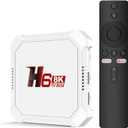 8K Streaming Device 2.4G+5G Wi-Fi Android Bluetooth Remote - TV Box (2GB RAM + 16GB Storage)
