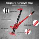 33" Farm Jack, 3 Ton (7,000 Lbs) Ratcheting Off-Road Utility Jack, Heavy-Duty High Lift f-Arm Jack for Truck Tractor SUV, Lifting Range 5.12-25.39 in, 22.83 in Handle Leverage Steel Construction