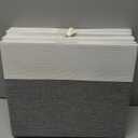 DECOMOMO Kallax Storage Cubes - 13x15x13 Storage Bins, Baskets for Organizing Shelves (Grey and White, 4-Pack)