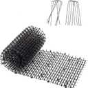 Homarden Black Scat Mat for Cats - 13ft x 11" Plastic Cat Deterrent with Spikes and 12 Garden Staples - Indoor and Outdoor Mat to Protect Furniture and Gardens