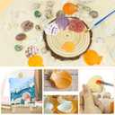 WEOXPR Mixed Sea Shells, 100+ Pcs Beach Seashells Starfish, Various Sizes Ocean Seashells for Fish Tank Vase Fillers, Beach Theme Party Wedding Decor, Candle Making, DIY Crafts