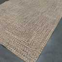 Area Rug for Kitchen, Living Room & Bedroom – Eco-Friendly, Durable, Washable Floor Mat – 5x7 Inch Rustic Farmhouse Décor