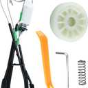 Window Regulator Repair Front Driver Fit for Chevrolet Corvette C6 2005 2006 2007 2008 2009 2010 2011 2012 2013, Fixes Sticking/Slow