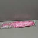 Long Curly Wave Wig with Heart Sunglasses and Hair Cap  Set of 3 | Colorful Colored Party Wigs Funny Costume Hairpieces for Halloween Cosplay (Light Pink)