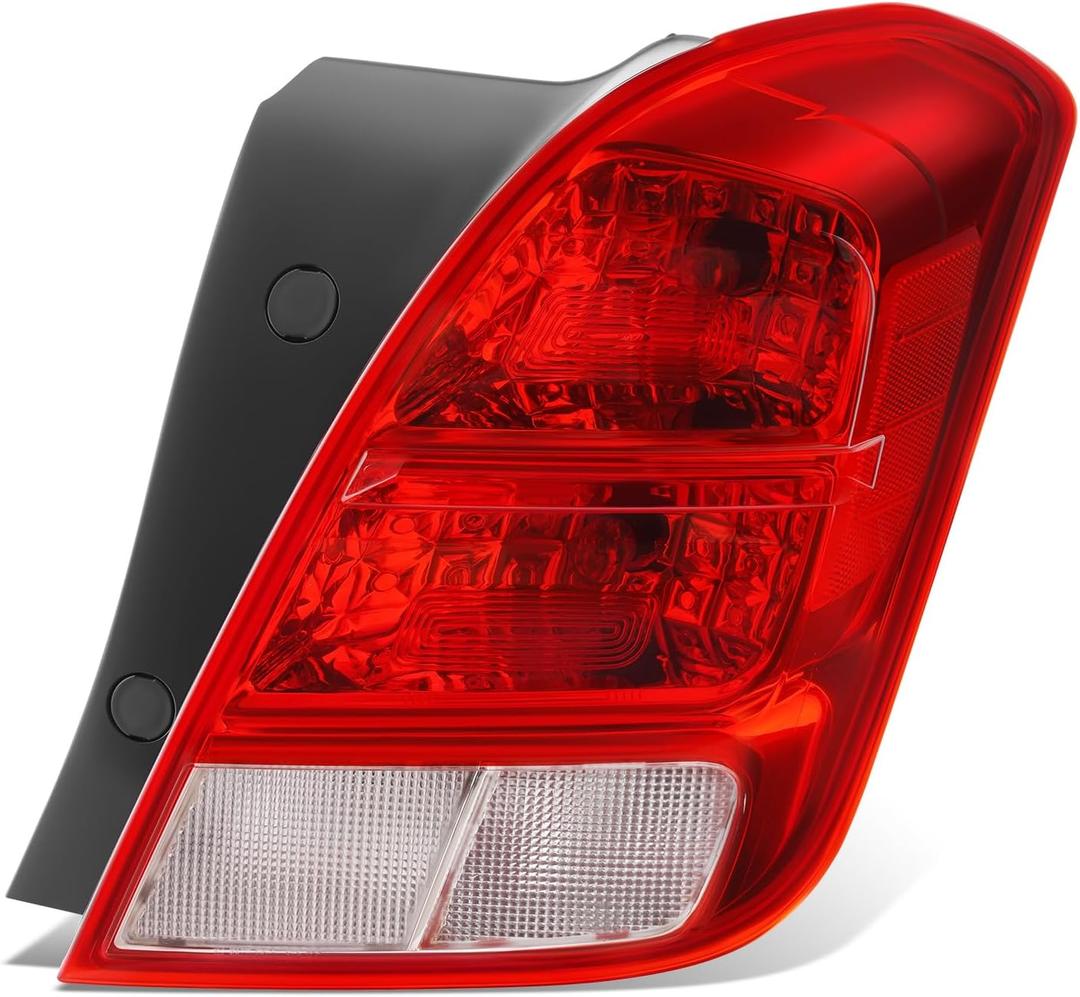 DNA MOTORING Right Passenger Side Tail Lamp Compatible With Trax 2013-2022 With Factory Halogen Tail Lights. Excludes LED Tail Light Models, GM2801272, OEM-TL-007-R