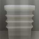 IRIS USA File Box, Plastic File Organizer with Lids for Letter/Legal File, Portable Document Box For Moving, Storage Bin with Durable and Secure Lid, Stackable Nestable BPA-Free, Clear 35 Qt. 4 Pack