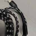 ZGear 10 Foot Braided Sync & Charge Cable - White/Black