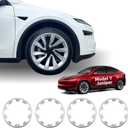 Rim Protector for Tesla 2025 2026 Model Y Juniper 20 Inch Helix Wheel Cover All-in-one Car Tire Trim Rings Rim Case Hubcaps Model Y Juniper Accessories