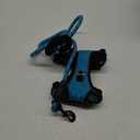 tobeDRI No Pull Dog Harness Adjustable Reflective Oxford Easy Control Medium Large Dog Harness with A Free Heavy Duty 5ft Dog Leash (S (Neck: 18"-25.5", Chest: 24.5"-33"), Blue Harness+Leash)