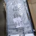 Yafylly 10106 FT Large Outdoor Dog Kennel for Large Dogs - Heavy Duty Dog Kennel Outdoor with Roof, Covered Dog Kennels with Feeding Door and Double Lock (115.4"L x 112.2"W x 74.2"H)