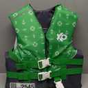 X2O Universal Youth Open-Sided Life Vest and Jacket, 30lbs - 50lbs, Blue Ocean Coral, Unisex, Green