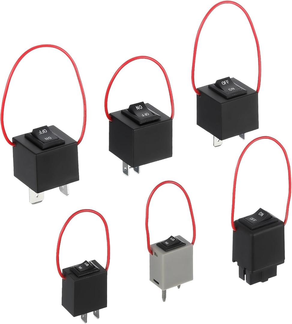 9038A Relay Bypass Switch Kit with Amp Loop, Pack of 6 Relay Tester Diagnostic Scan Switch Kit 9038A Replaces 9036A and 9037A
