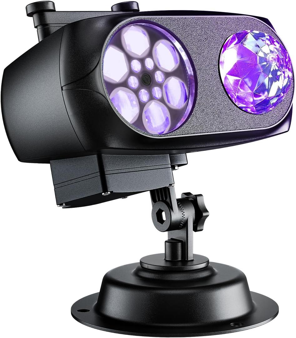 Brighter Easter Projector Light, Upgraded Easter Decorations Holiday Projector Display 8 Patterns At A Time (Ocean Wave & Patterns) 8 Holiday Themes Easter Day Christmas Decor Light