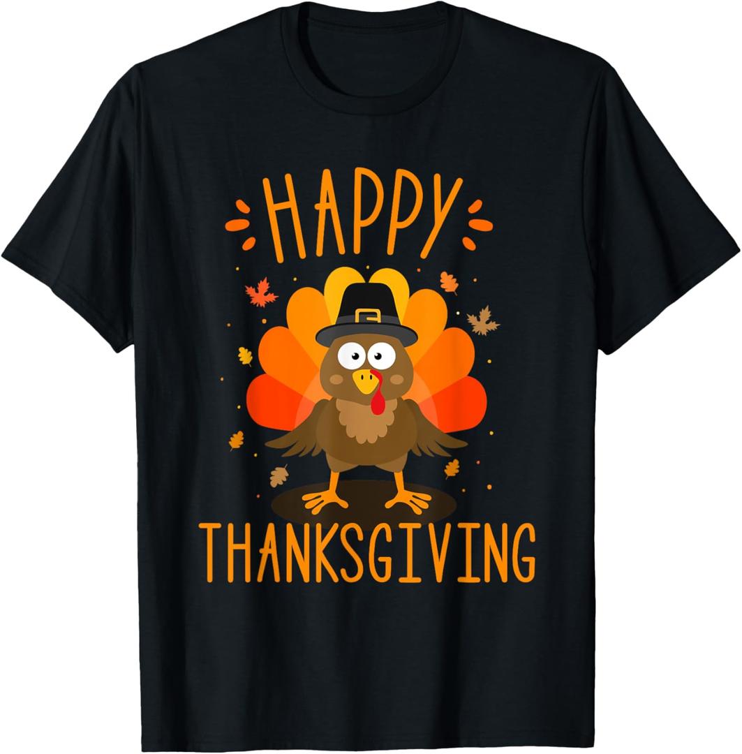 Happy Thanksgiving for Turkey Day Family Dinner T-Shirt