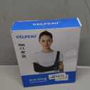 Velpeau Arm Sling Shoulder Immobilizer for Women and Men, fit Left or Right Arm - Rotator Cuff Support Brace - Medical Sling for Shoulder, Clavicle, Elbow Injury (Comfort type, Large: Bust 33.5-41)