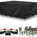 Patio Furniture Covers - Waterproof Rectangle, Heavy Duty for Outdoor Sectional Set 192*76*112cm