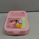 Disney Bento Box Leak-Proof Kids Lunch Box with Divided Compartments & Detachable Spork - Mickey & Minnie, Stitch, & Winnie the Pooh BPA Free Toddler Bento Box (Medium, Pooh & The Gang Blush Pink)