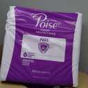 Poise Incontinence & Postpartum Pads for Bladder Leaks, 6 Drop Ultimate Absorbency, Long Length, 90 Count, 