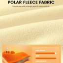 TBMPOY Womens Polar Fleece Jacket Full Zip Warm Winter Jackets with 4 Pockets Lightweight Hiking Outdoor Thermal Coat (L)