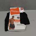 Hanes Men's Underwear Boxer Briefs & Trunks, Multi-Packs, Breathable Cool Lightweight, Viscose from Bamboo Supersoft (Medium, Black)