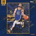 NBA Court Legends 300pc Stephen Curry Jigsaw Puzzle for Kids & Adults, Premium Basketball Puzzle Game, Family Activity, Collector Gift for NBA Fans, Game Room or Home Display