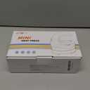 HTVRONT Heat Press Mini Heat Press Machine, Mini Iron for Crafts, Small Heat Press Portable Iron Press Machine for T Shirts, Hats, Heating Transfer Projects (Mint)