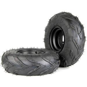 145/70-6 Wheels, 145 70-6 ATV Wheels for Quad ATV Go Kart Tubeless Tyres Kazuma Roketa 110cc Motovox MBX10 MBX11 MBX12 RT100
