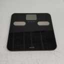 Taylor Men's Body Composition Bathroom Scale for Body Weight - 400 lb Capacity, Blue Backlight Display, 10-User Profiles, Body Composition Analysis, Fits Up to Size 12 Shoe, Black