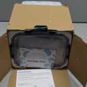 HOMBERKING 10 Pack Borosilicate Glass Meal Prep Containers with Locking Lids, Glass Food Storage Containers Set, Airtight Lunch Bento Boxes, BPA-Free & Leak Proof, 36oz & 14oz, Freezer, Oven Safe (Black)