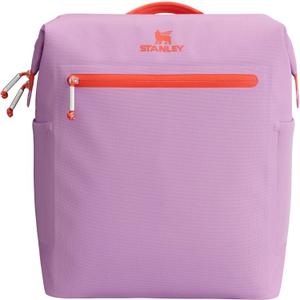 Stanley All Day Madeleine Backpack Soft Cooler 20 Can Cooler with Handle and Shoulder Straps Insulated Travel Bag with Zipper BPA-Free (Lilac)