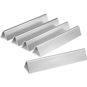 17.5 inch SUS 304 Flavorizer Bars for Weber Genesis E-310, E-330 with Front Control Knobs Gas Grill, Heat Plates Deflectors for Genesis E320 S310 S320 S330, Heavy Duty, 304 Stainless Steel, 7620