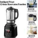 Food Processor Blender Combo, 60oz 1200W All-in-One Kitchen Machine