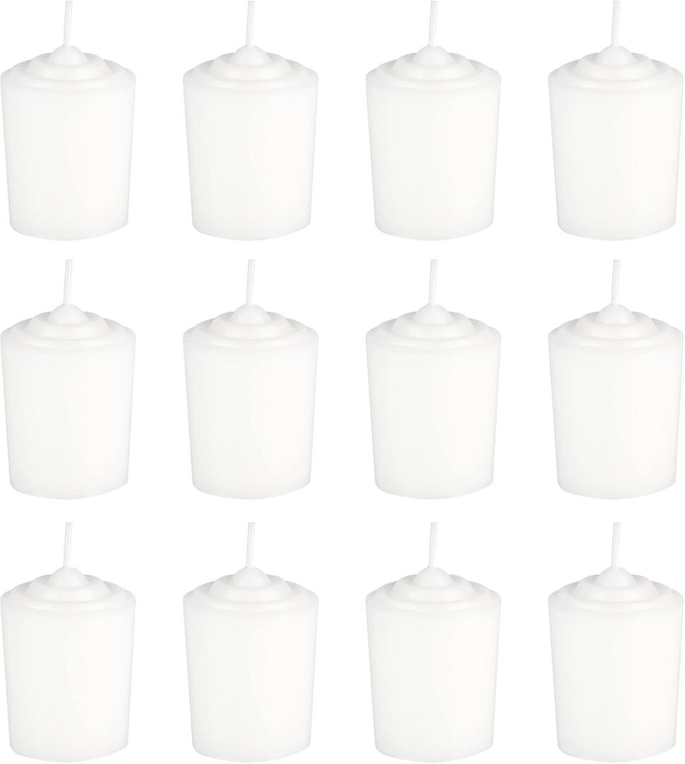 Candles 18 pcs Unscented White